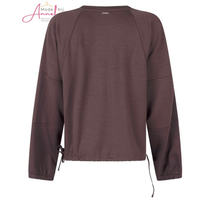 Sweater tekst 3D - Espresso